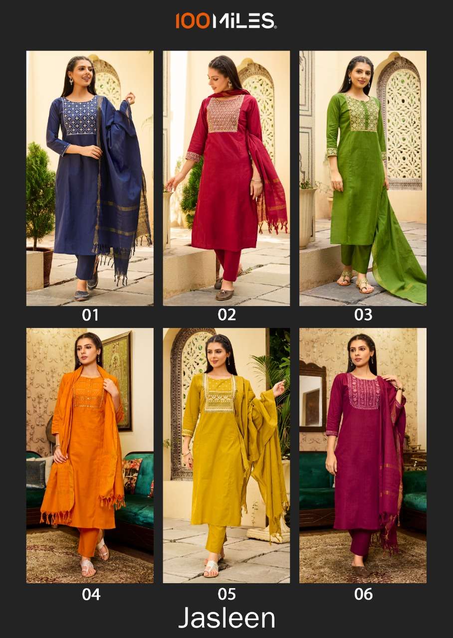 100-miles-jasleen-cotton-new-and-modern-style-top-bottom-with-dupatta-catalog-5