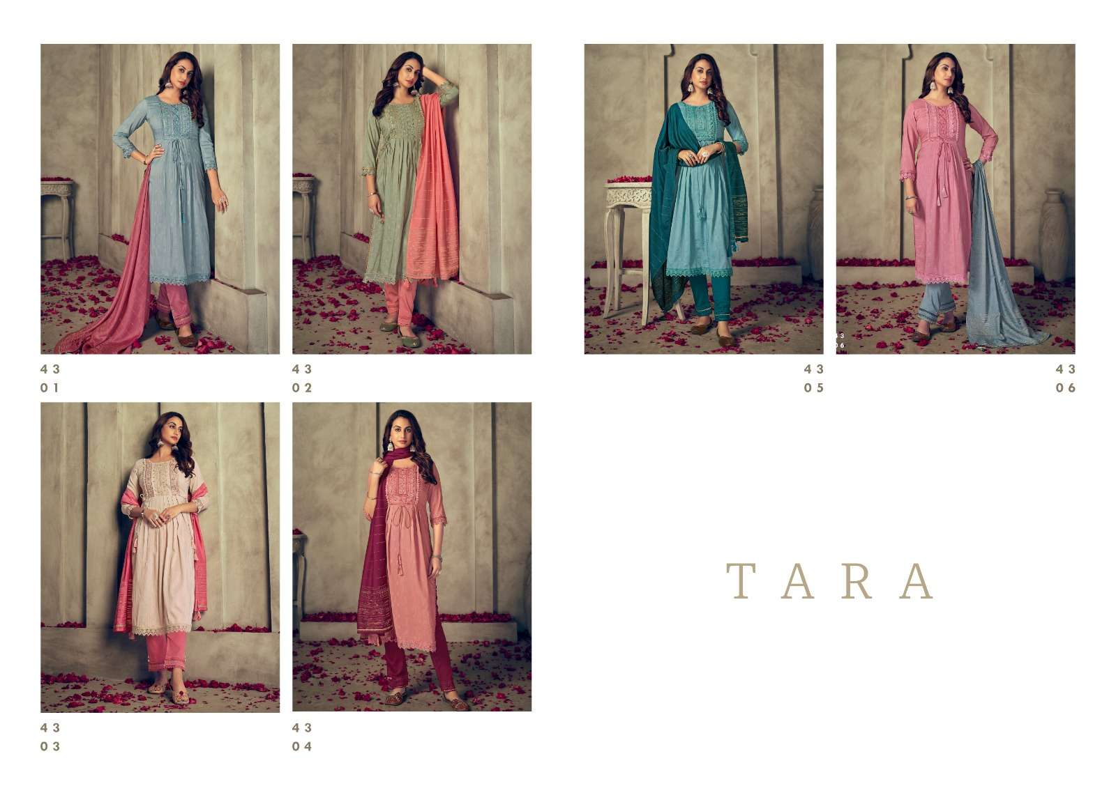 rangoon-tara-viscose-attrective-look-kurti-pant-with-dupatta-catalog-2