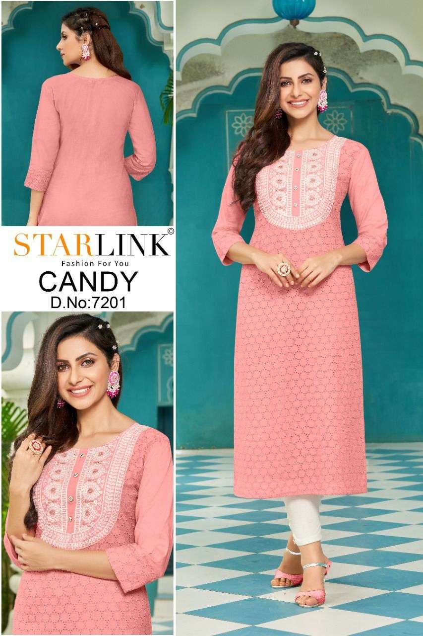 STARLINK CANDY COTTON KURTIS LATEST COLLECTION 