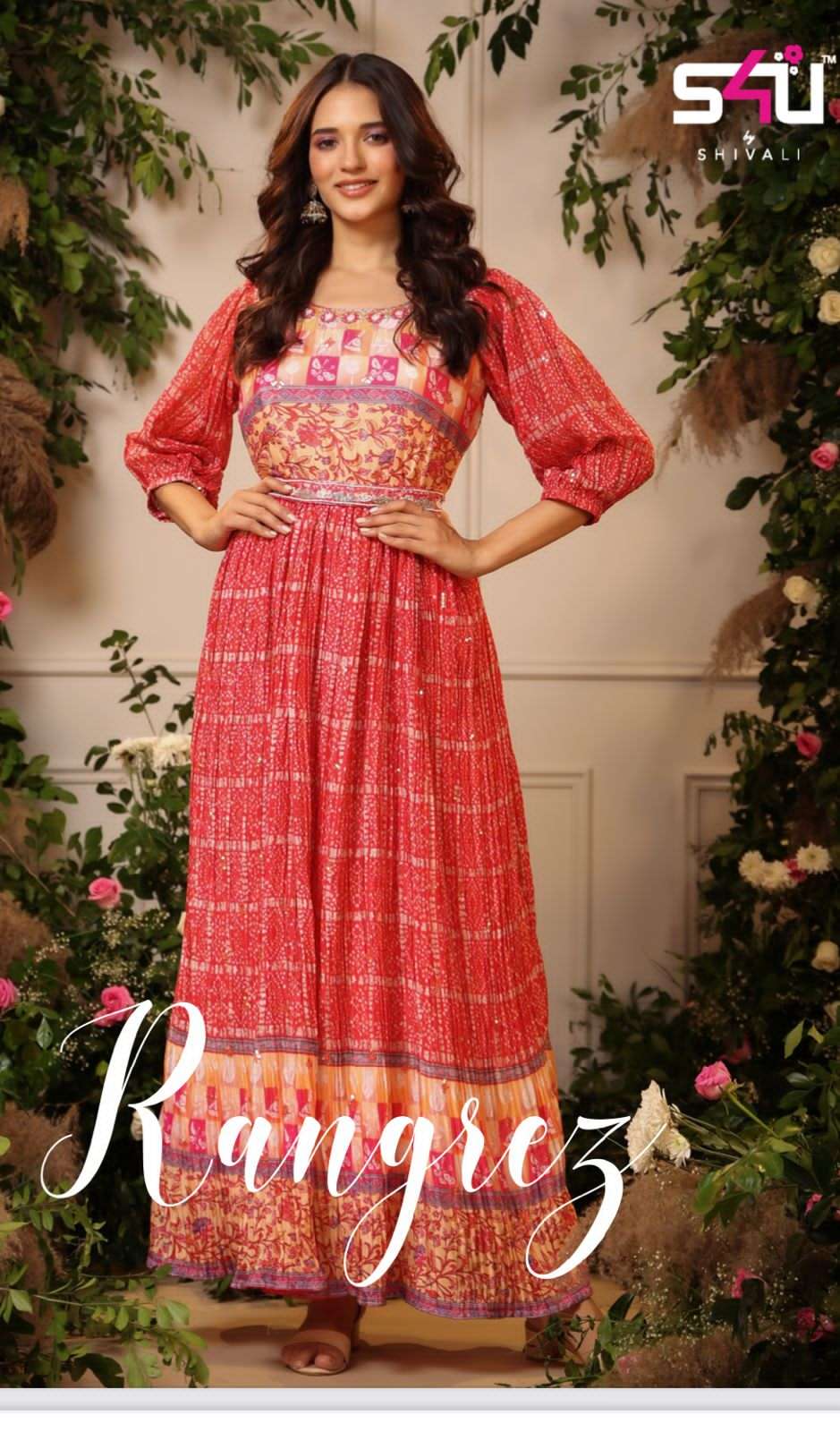 S4U RANGREZ VOL-2 CHINON GORGEOUS LOOK FANCY GOWN WHOLESALER IN SURAT