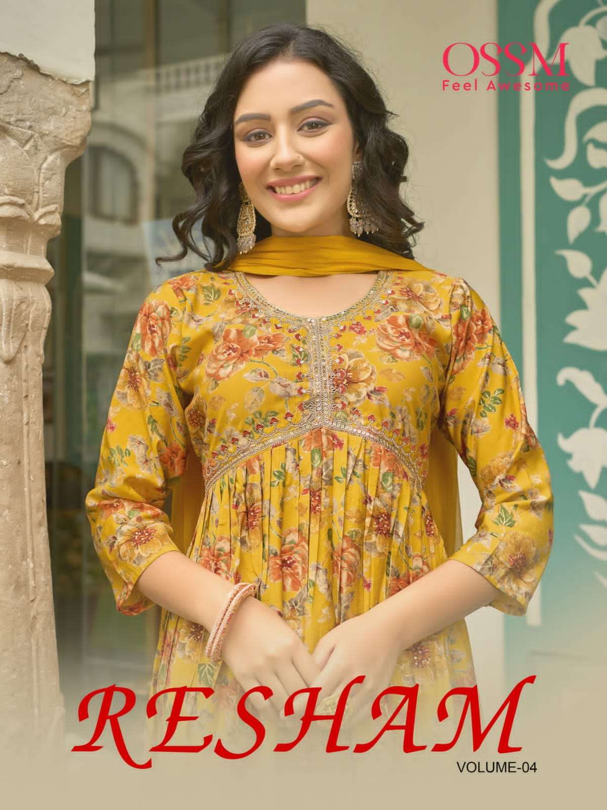 TIPS & TOPS RASAM VOL 4 CHANDERI ALIACUT READYMADE SUIT WHOLESALE LATEST CATLOG