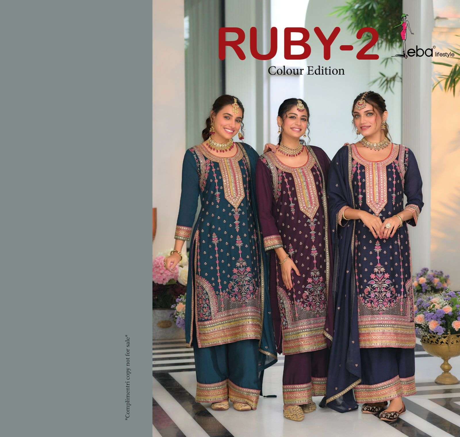 EBA RUBY VOL 2 COLOR EDITION HANDWORK SUIT WHOLESALE COLLECTION 