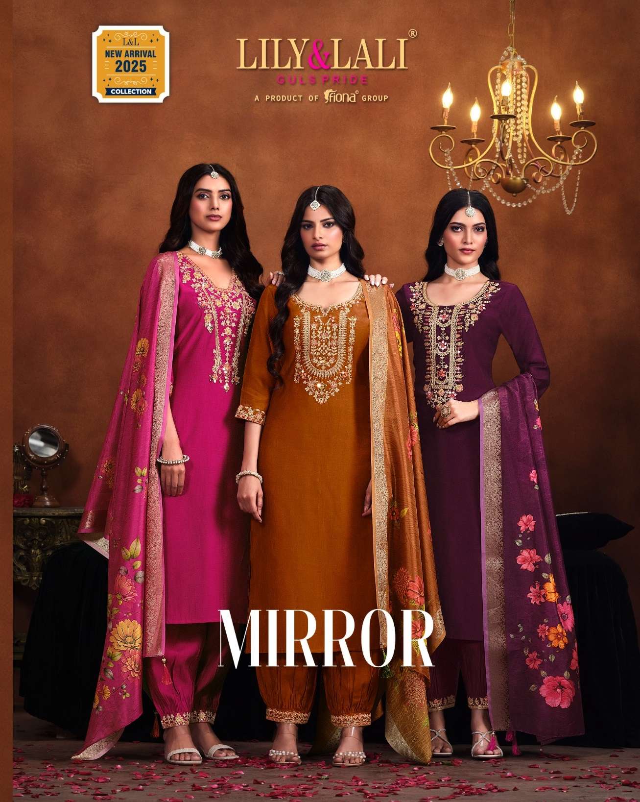 LILY & LALI MIRROR VISCOS KURTI WHOLESALE COLLECTION 