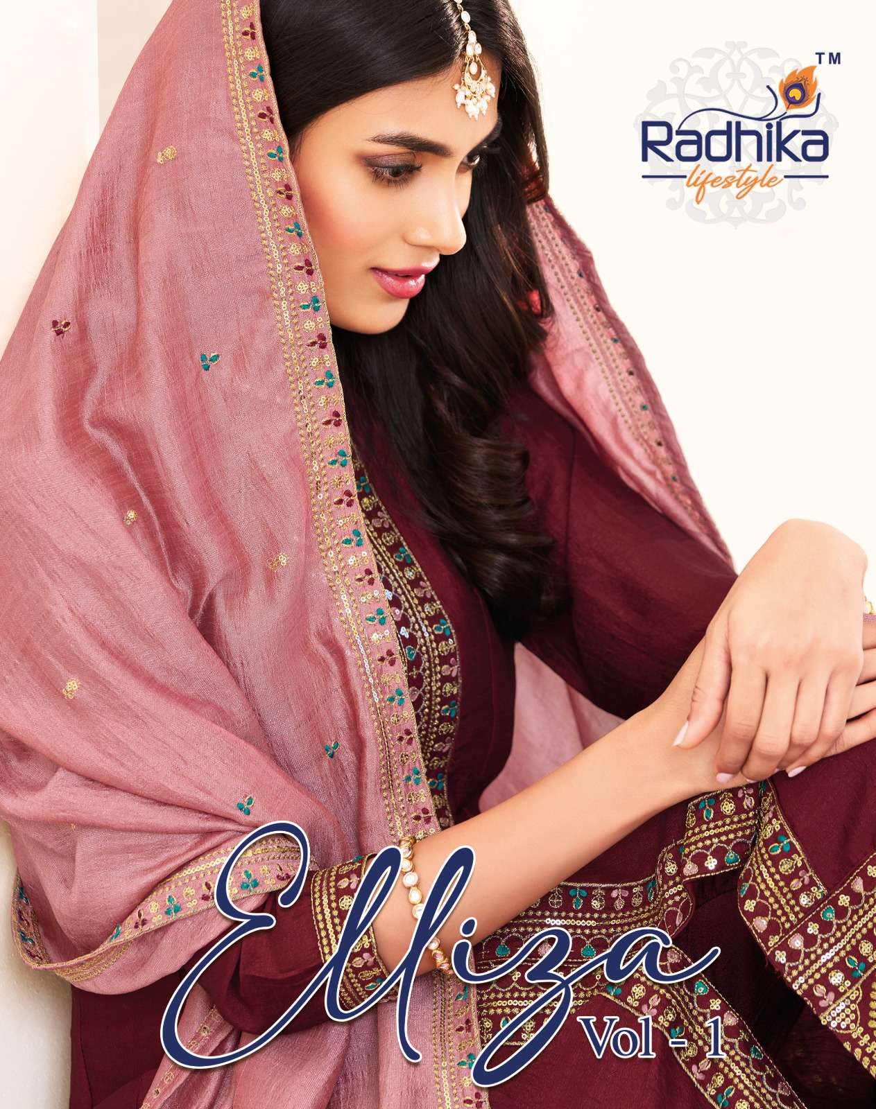 RADHIKA ELLIZA  VICHITRA ANARKALI KURTI WHOLESALE COLLECTION 