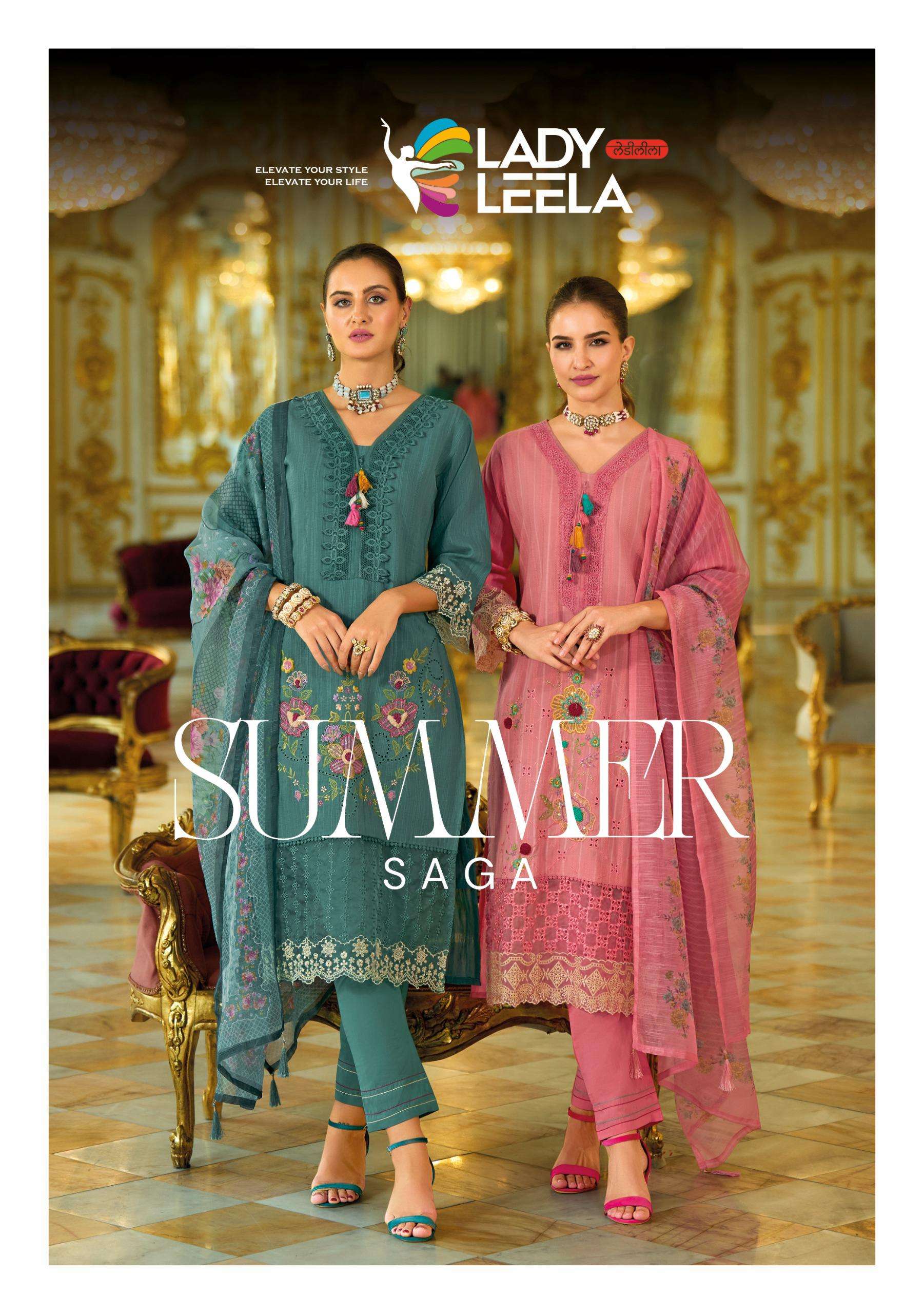 LADY LEELA SUMMER SAGA COTTON KURTI WHOLESALE COLLECTION 