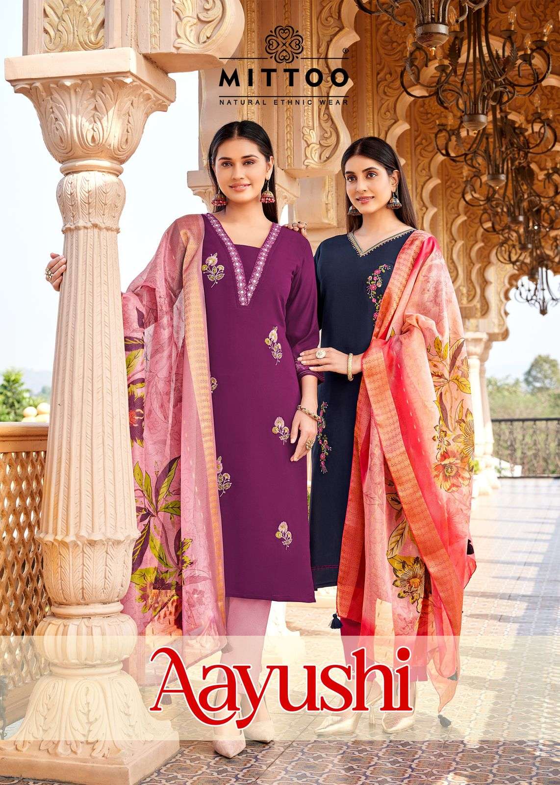 MITTOO AYUSHI VISCOS KURTI SET WHOLESALE EXPORTER