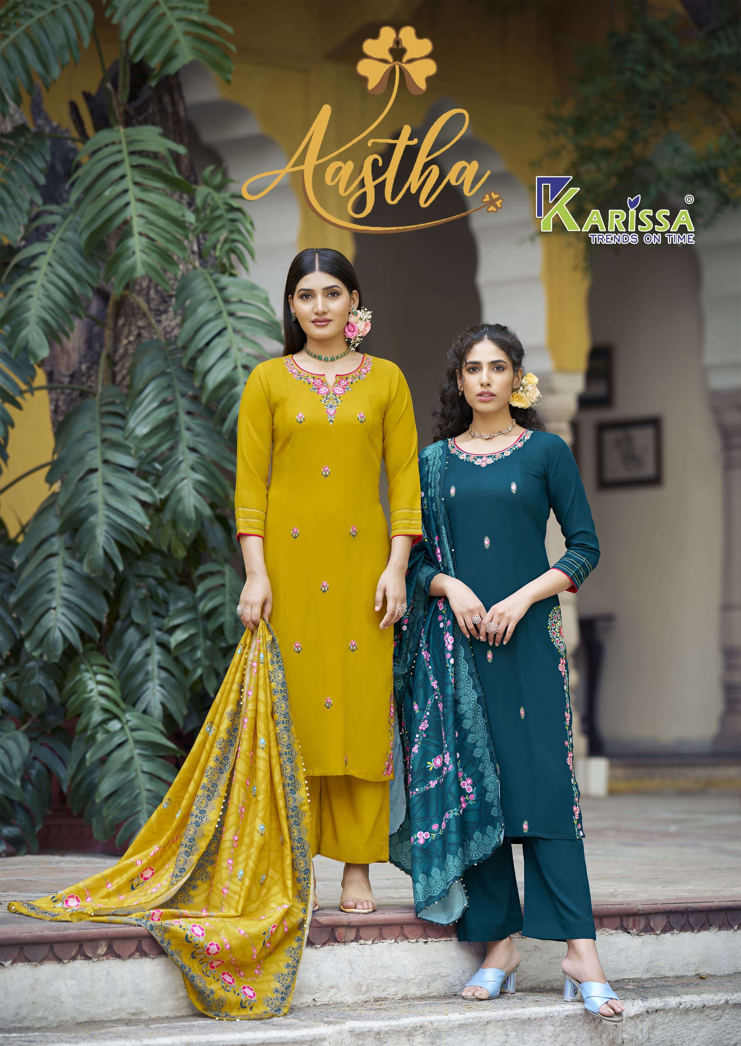 KARISSA HIYA COTTON HANDWORK KURTI WHOLESALE COLLECTION 