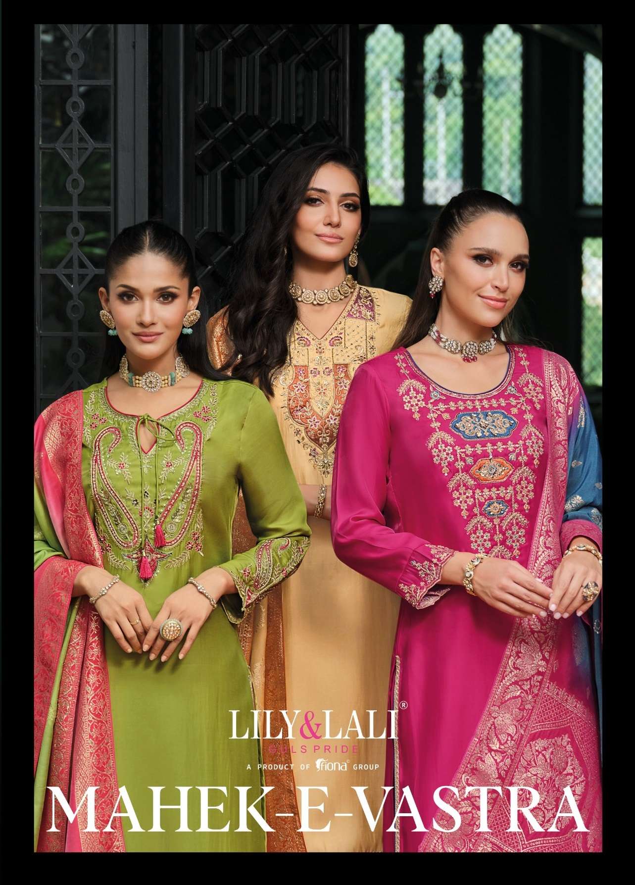 LILY LALI MAHEK E VASTRA VISCOS DESIGNER KURTI WHOLESALER