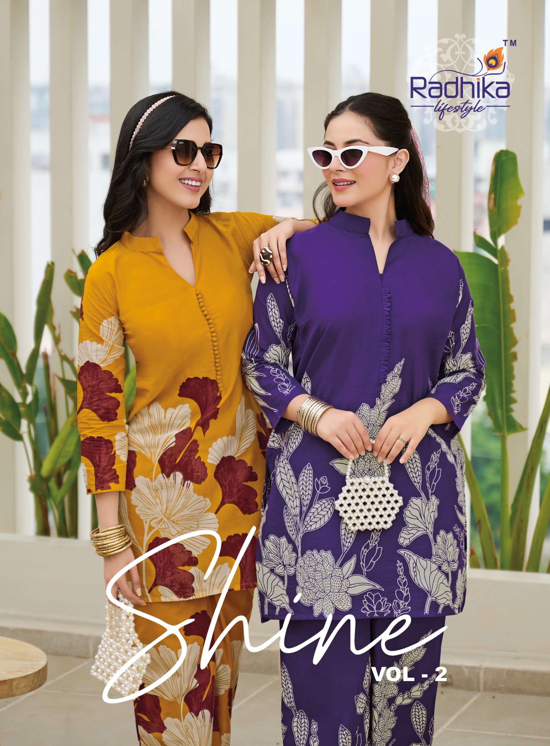 RADHIKA SHINE VOL 2 RAYON CORD SET WHOLESALE COLLECTION 