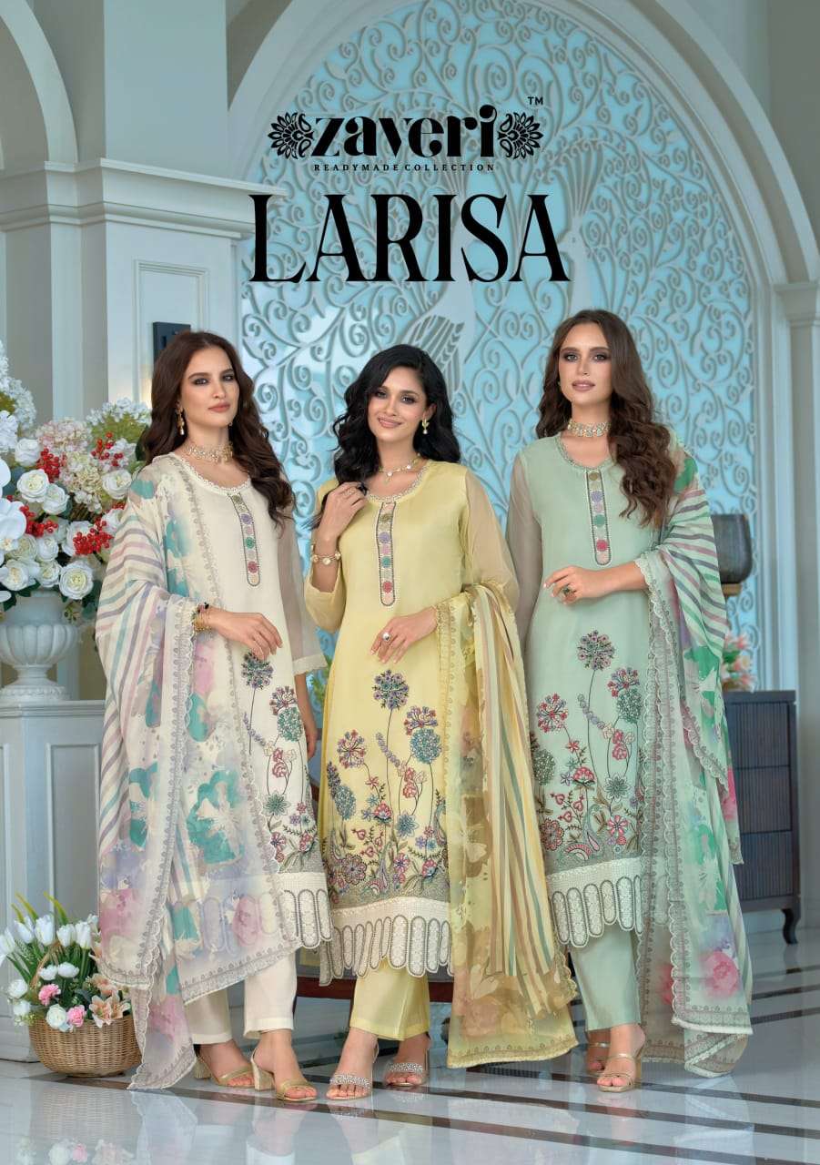 ZAVERI LARISA ORNAGA READYMADE SUIT WHOLESALE COLLECTION 