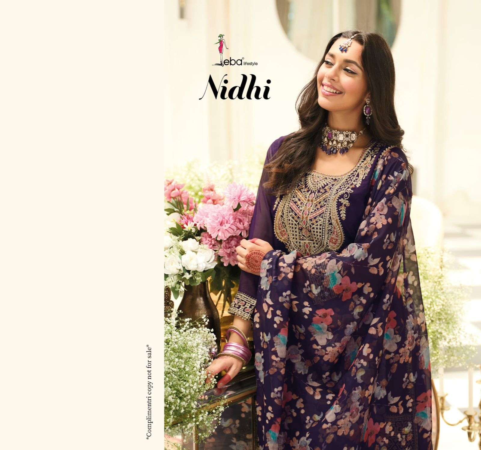 ZAVERI NIDHI ORGANZA SHARARA SUIT WHOLESALE COLLECTION 