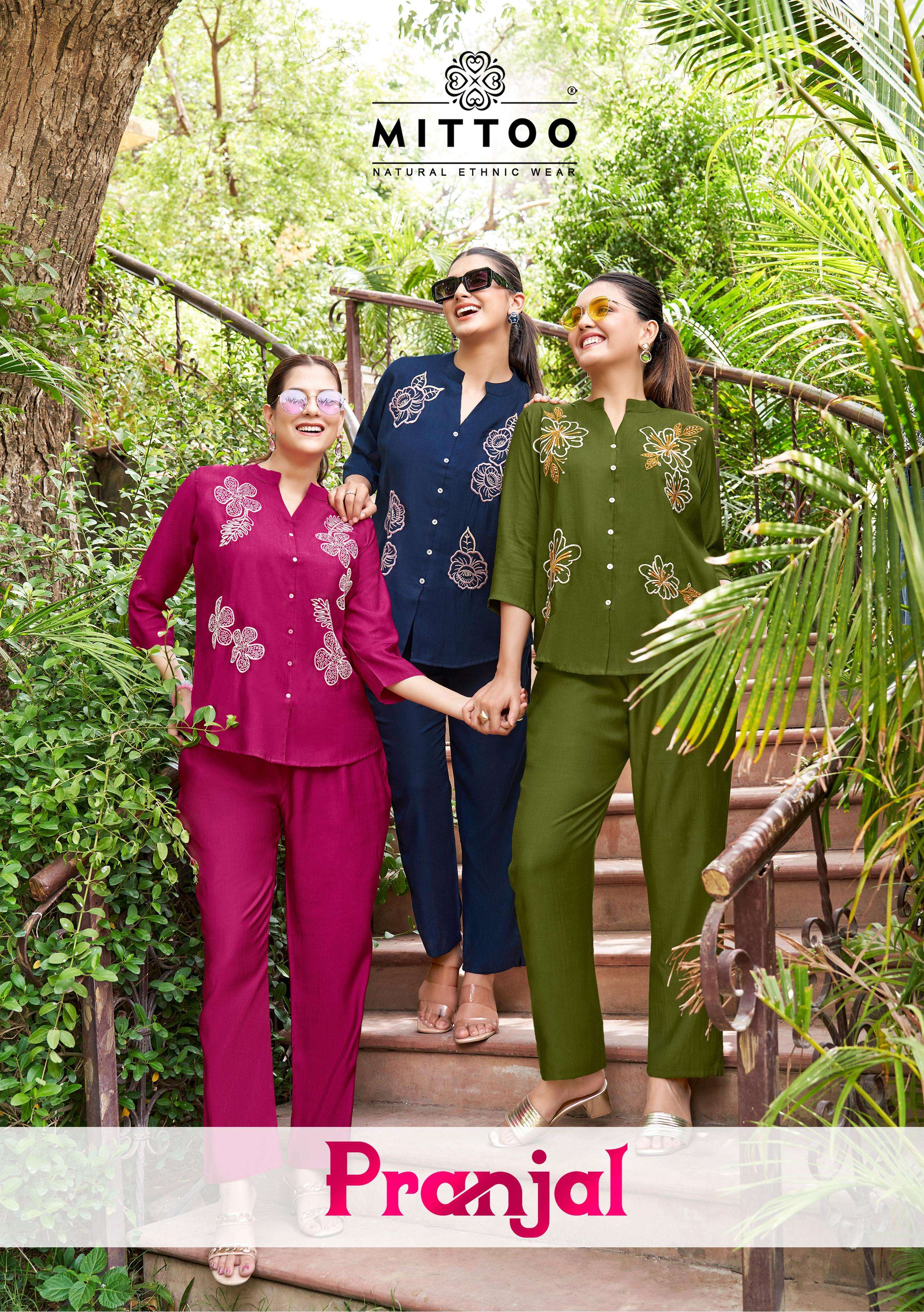 MITTOO PRANJAL VISCOS CORDSET WHOLESALE COLLECTION 