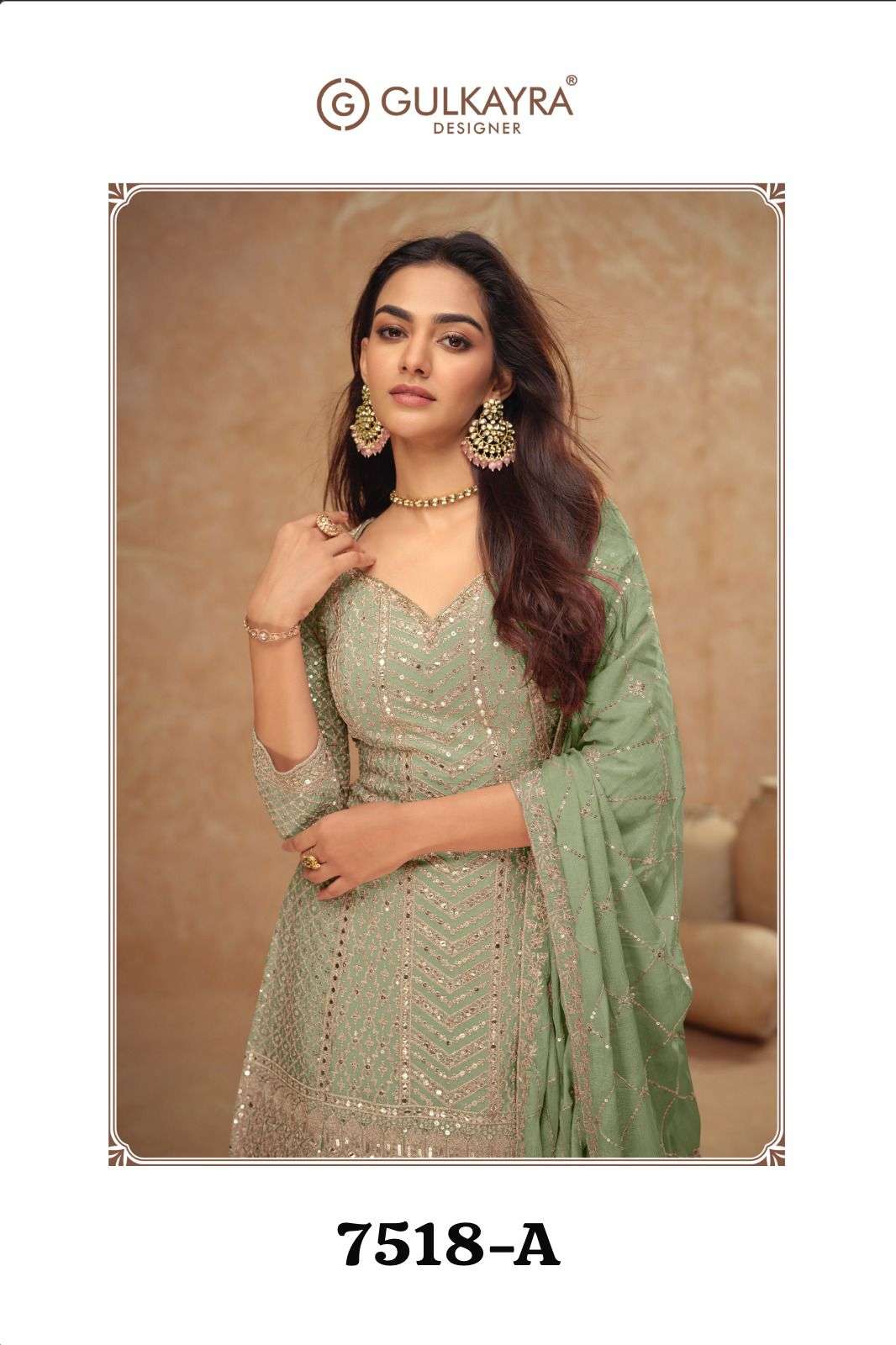 GULKAYRA PALAK VOL PARTYWEAR SUIT WHOLESALE EXPORTER