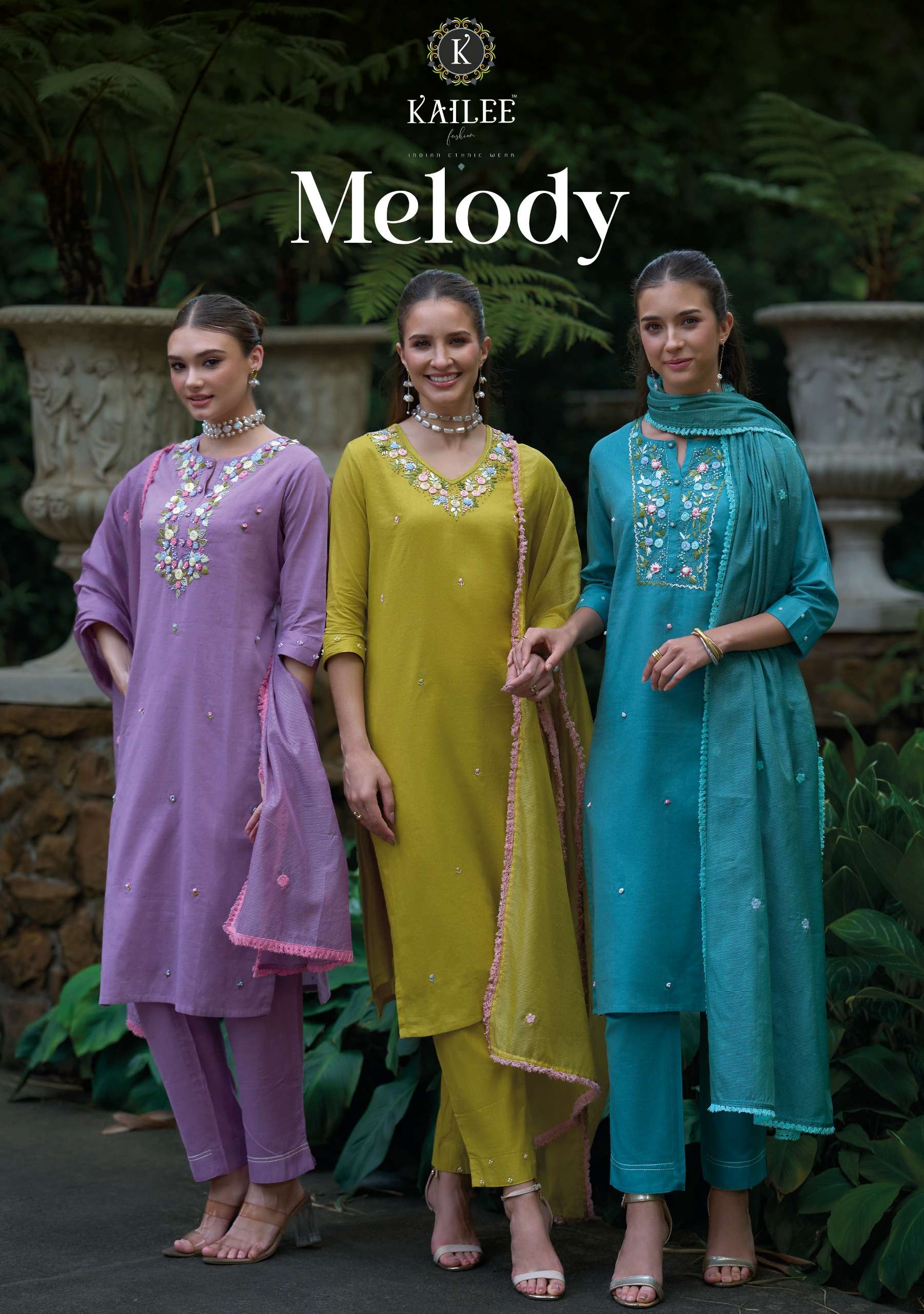 KAILEE MELODY COTTON PARTYWEAR SUIT WHOLESALE EXPORTER