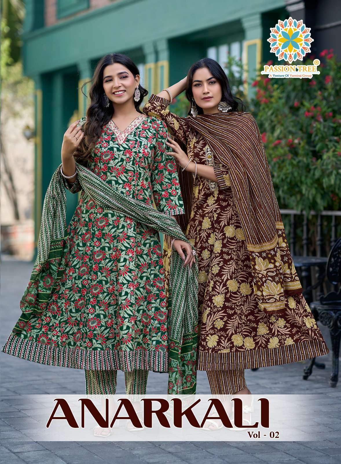 PASSION TREE ANARAKALI VOL 2 READYMADE SUIT WHOLESALER 