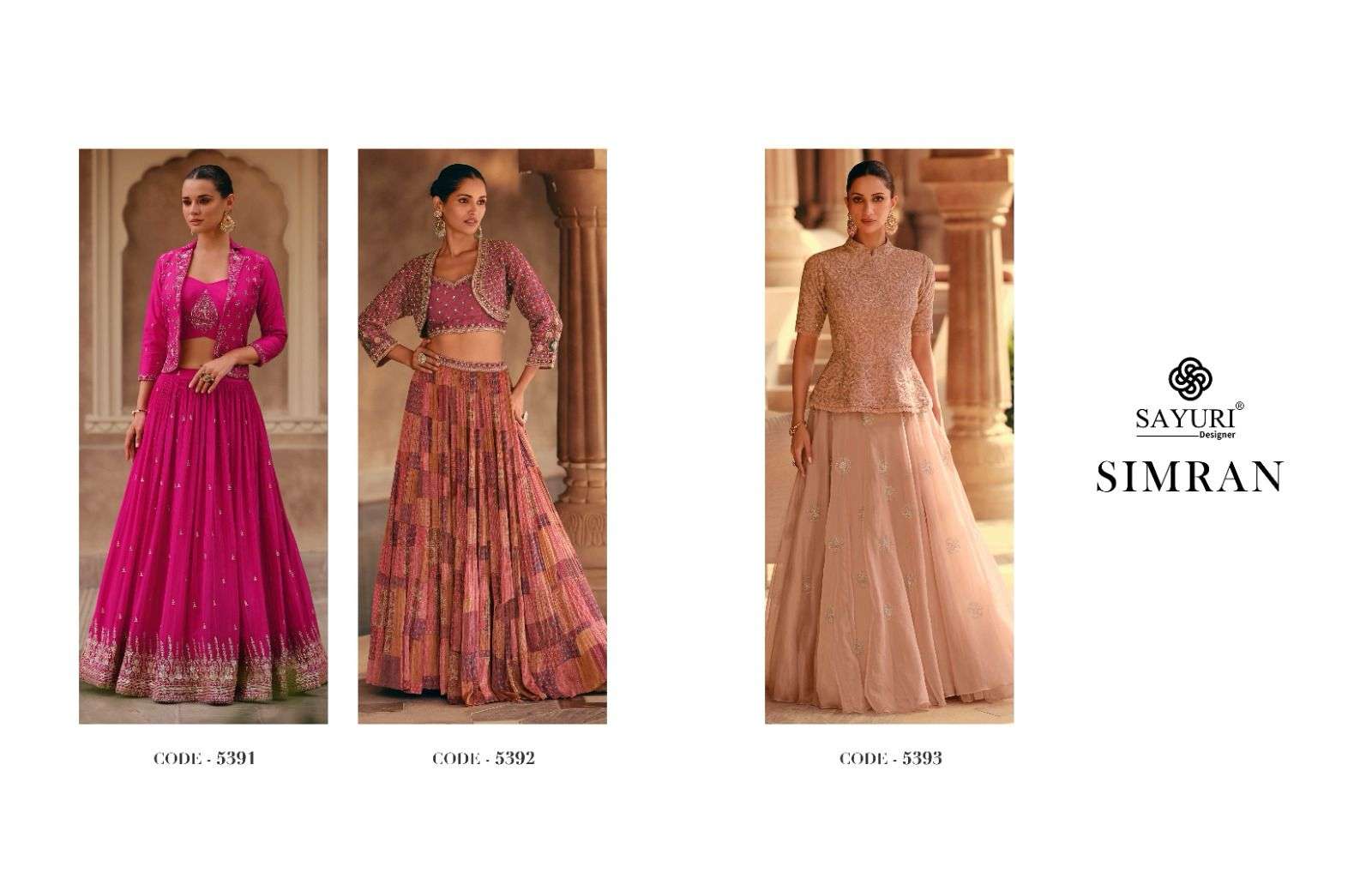 SAYURI SIMRAN READYMADE FANCY COLLECTION WHOLESALER